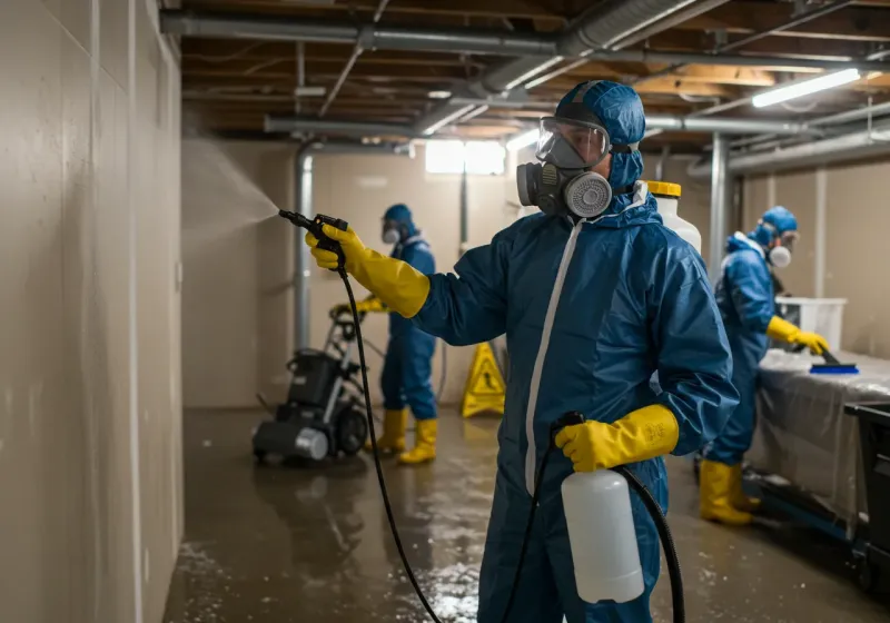Basement Sanitization and Antimicrobial Treatment process in Lassen County, CA